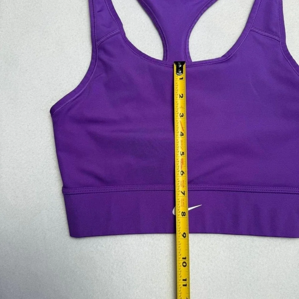 Nike Dri-FIT Purple Racerback Medium Support Sports Bra Women's Large